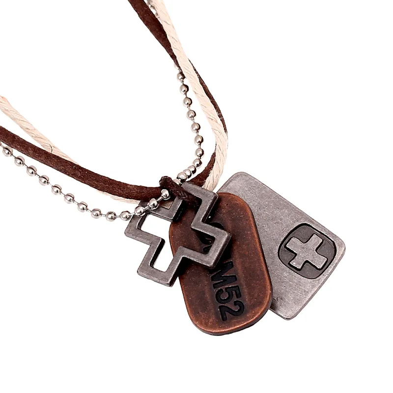 Men's Necklace, Retro Key Pendant Necklaces Trendy Necklaces For