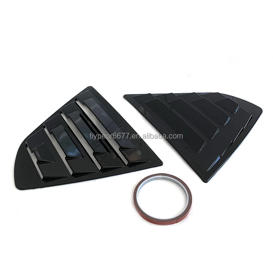 product for toyota camry 2018   2023 accessories sporty car auto exterior rear side window louvers air vent scoop shadestrim blinds-8