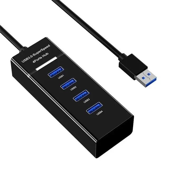 4 In 1 USB Hub 4 Port Extender usb 2.0 3.0 Splitter Adapter Docking Station Cable Computer PC USB Hubs for Laptop PC Computer