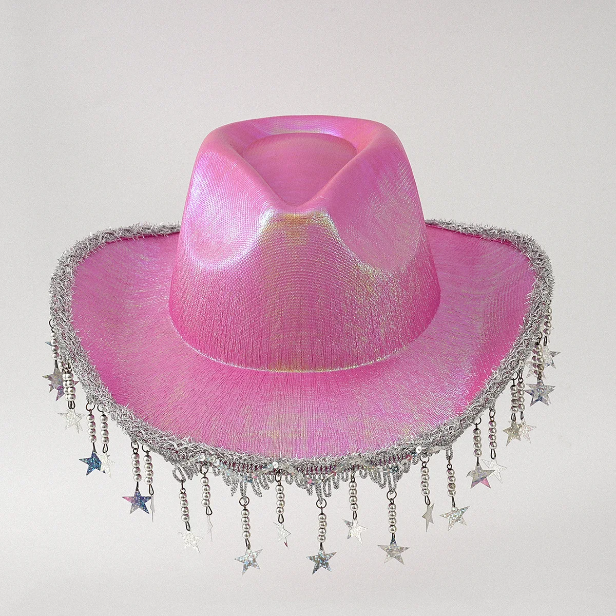 1687 7 Pcs Neon Sparkly Glitter Space Cowboy Hat, 1 Western Bride To Be 61ItXPIXcmL.jpg_BO30,255,255,  main image 3