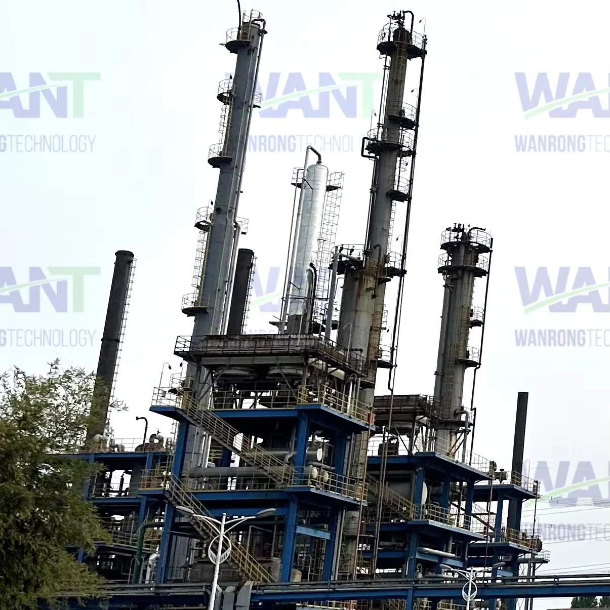 Waste Oil Refinery Distillation Plant Pyrolysis Oil to diesel Distillation Plant