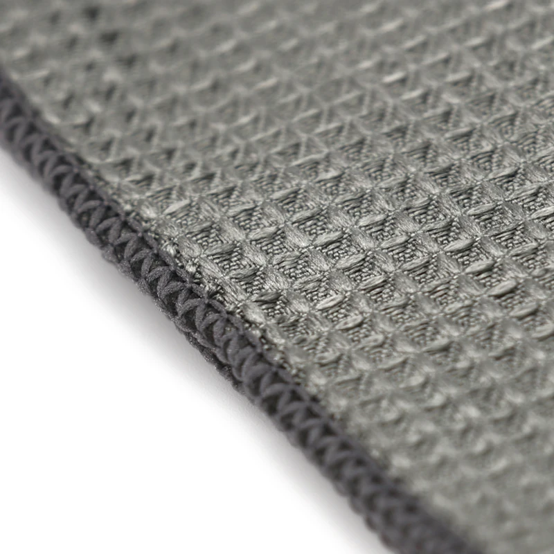 thumbnail image 2 of CarCarez 3-Pack Microfiber Waffle Weave Towels – 24x16 Inch, Lint Free For Glass & Auto 2 of 6
