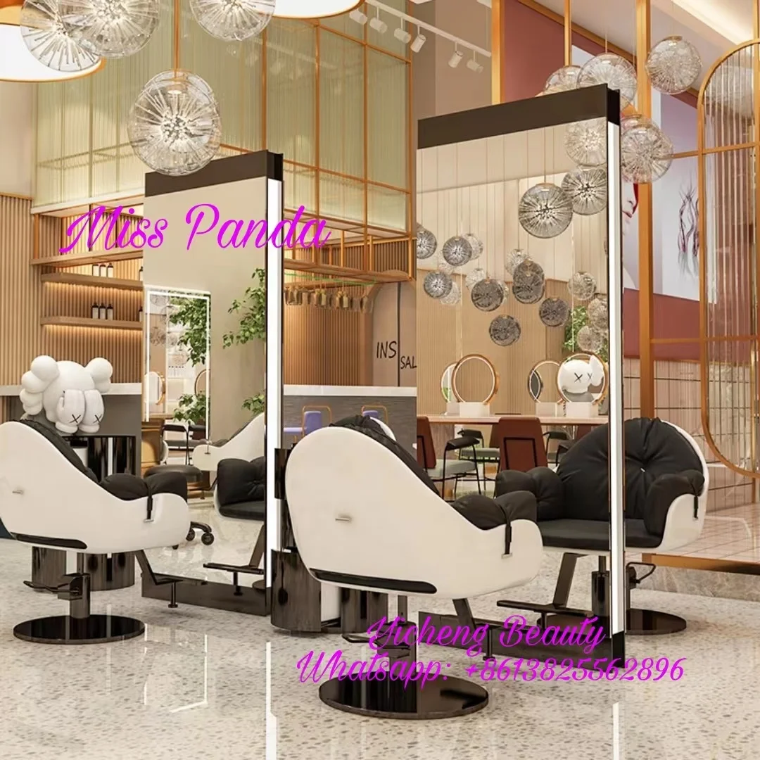2022 Barber Shop Mirror Beauty Salon Trendy Wall-mounted Led Touch Hair  Salon Special Cutting Mirror - Buy Mirror For Hair Cutting,Hair Salon Wall  Mirrors,Salon Mirror With Light Product on 
