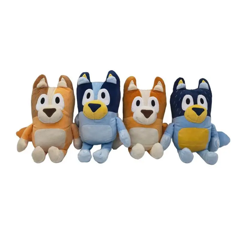 28cm Blueys and Bingo Plush Toys Set Bandit Soft Toys Chilli Heeler ...