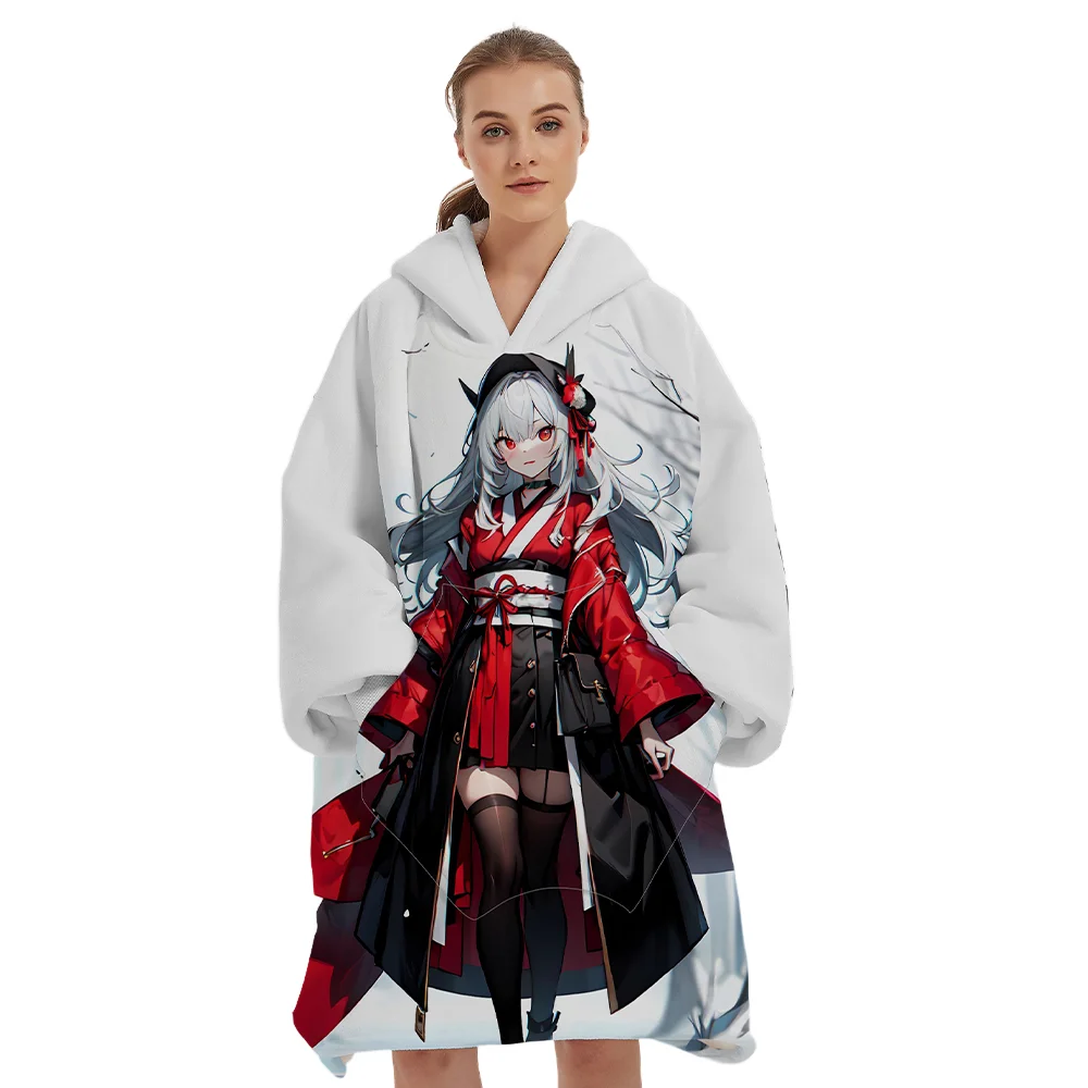 Coperta indossabile da donna, coperta indossabile per adulti, coperta