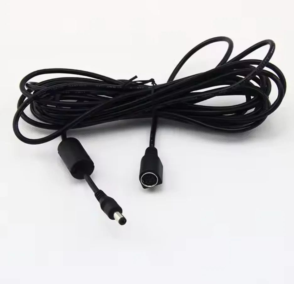DC 5521 Power Adapter with 18AWG Copper Wire Cable 4 Pin Din 24V 5A Short Circuit Protection 5.5*2.5 Connector 5521 Power Supply