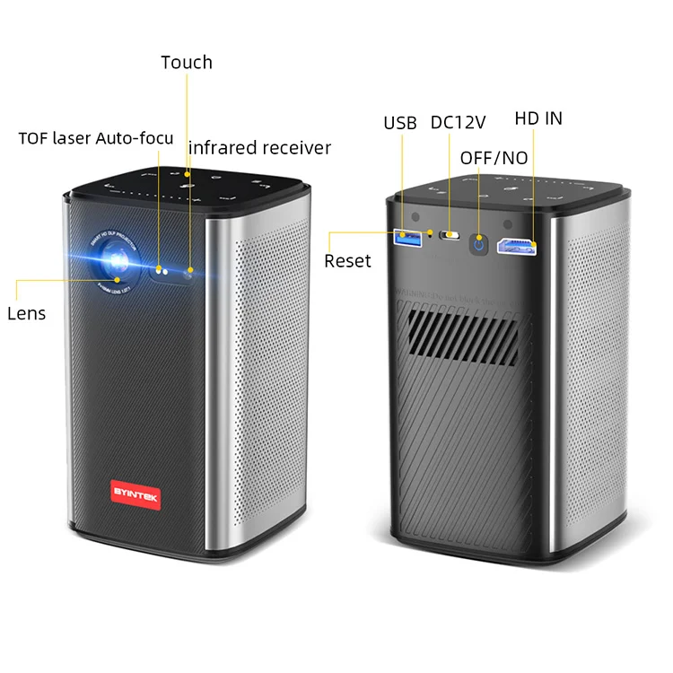 BYINTEK P70 4K Projector - Portable, Smart, and Versatile