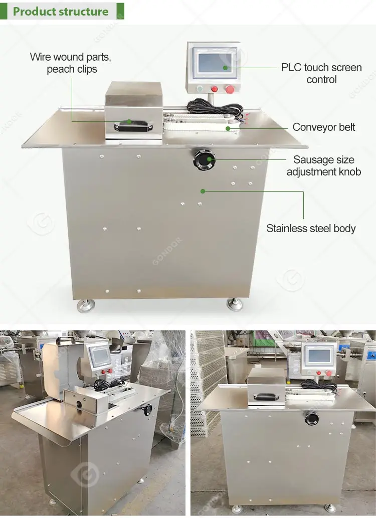 Ham Tie Tied Make Commercial Bundling Binder Wire Casing Tying Machine Manual Linker Sausage Twister