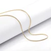 Serpente rotondo da 1,5 mm in oro