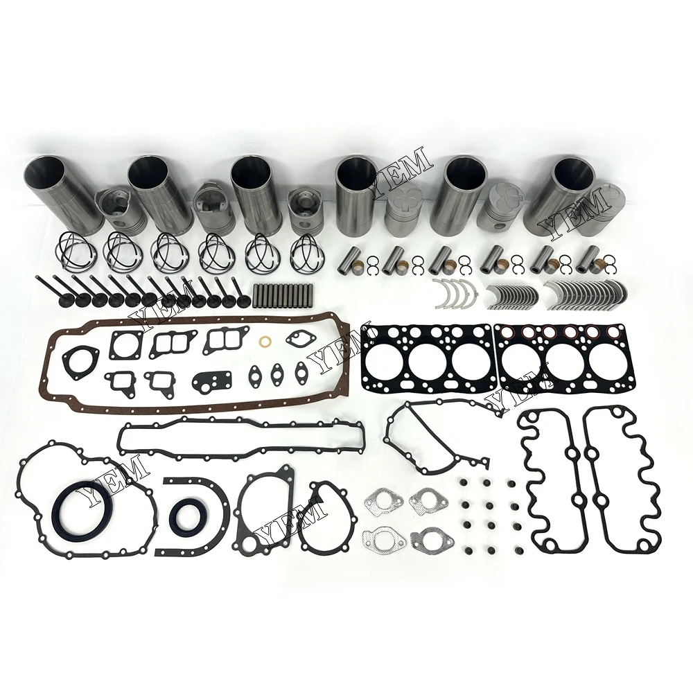 2D Overhaul Kit Cylinder Liner Kit With Gasket Set Bearing for Toyota Engine. 5