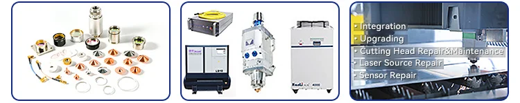 Professional Factory 0.8-4.0mm 19mm 15.1mm Nozzle M8 H19 D15 Single Double Layer Laser Tube Cutting Nozzle