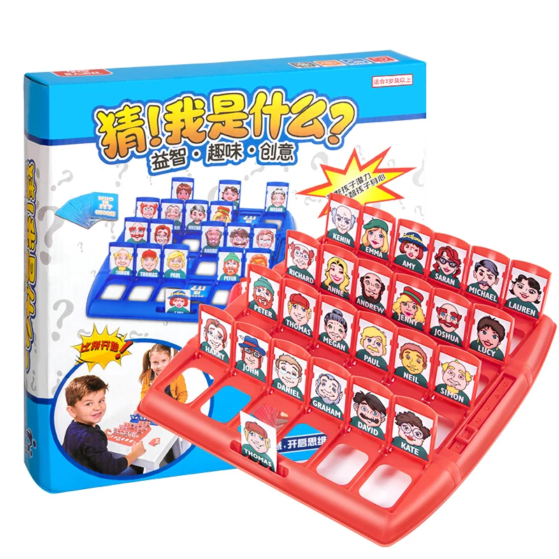 Who Is It Classic Board Games Interactive Party Game Family Memory Guessing  Kids Parent-child Interaction Two-player Games Toys - Expression & Emotion  - AliExpress