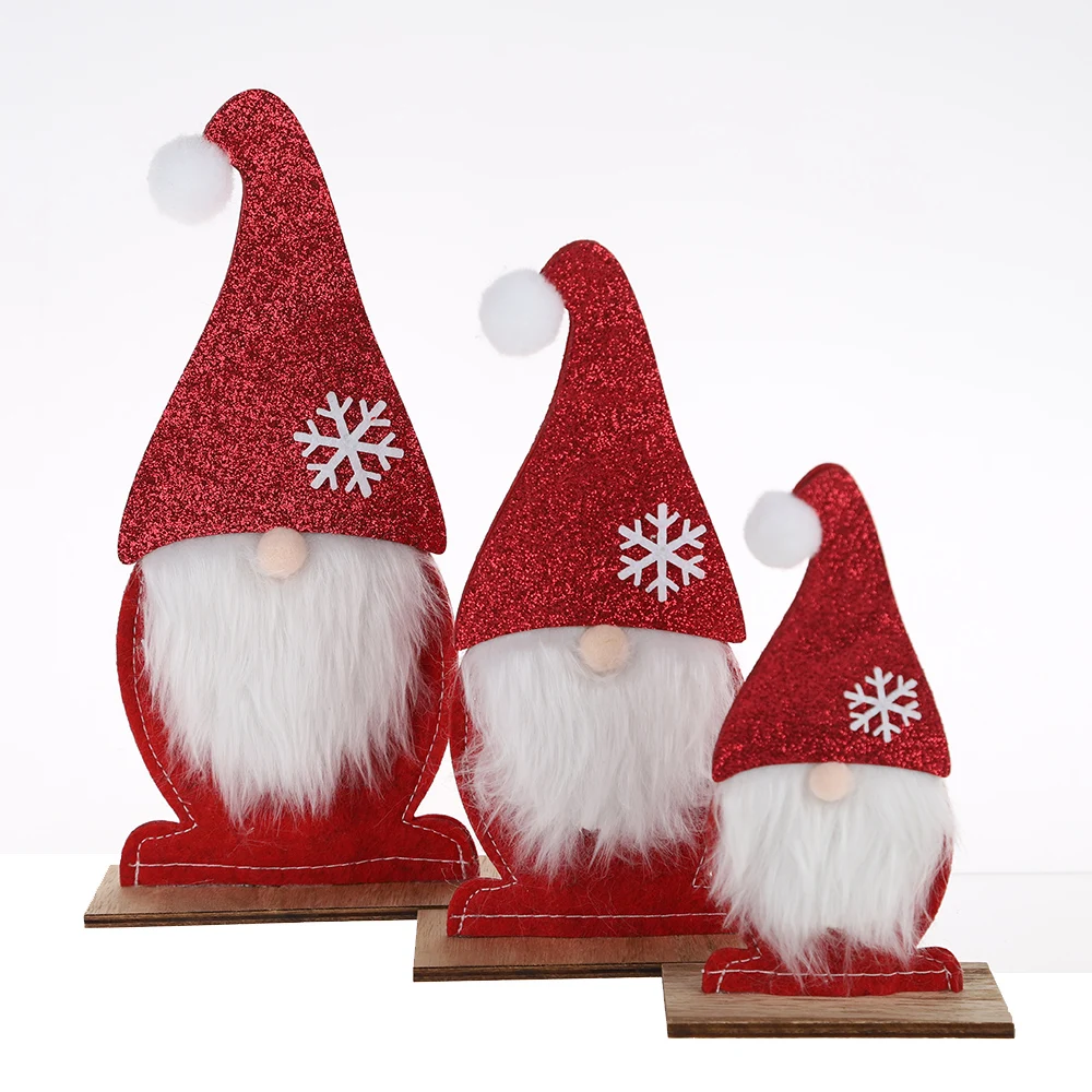 2023 Wooden Swedish Tomte Gnomes Santa Tabletop Decor Christmas ...