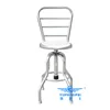 Stainless steel surgical stool with four claws and backrest