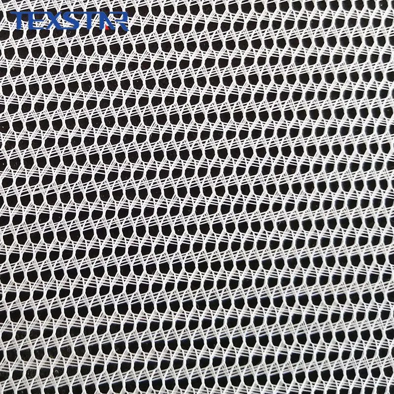 100% Polyester Stiff Hard Mesh Fabric for Hats Caps Mesh for Cap
