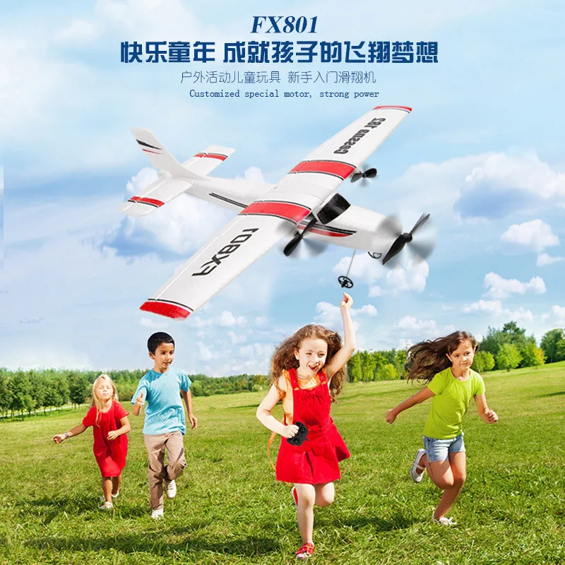 Diy rc avião de brinquedo epp artesanato espuma elétrica ao ar livre controle  remoto planador FX-801 901 avião de controle remoto diy aeronaves de asa  fixa - AliExpress