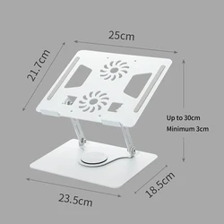 Новый кронштейн для ноутбука из алюминиевого сплава настольная вращающаяся подставка охлаждения планшета чтения