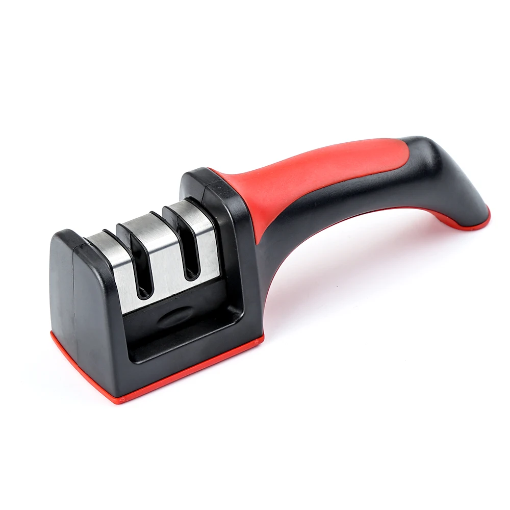 Th Manual Knife Sharpener For Straight, Serrated Knives And Chef's