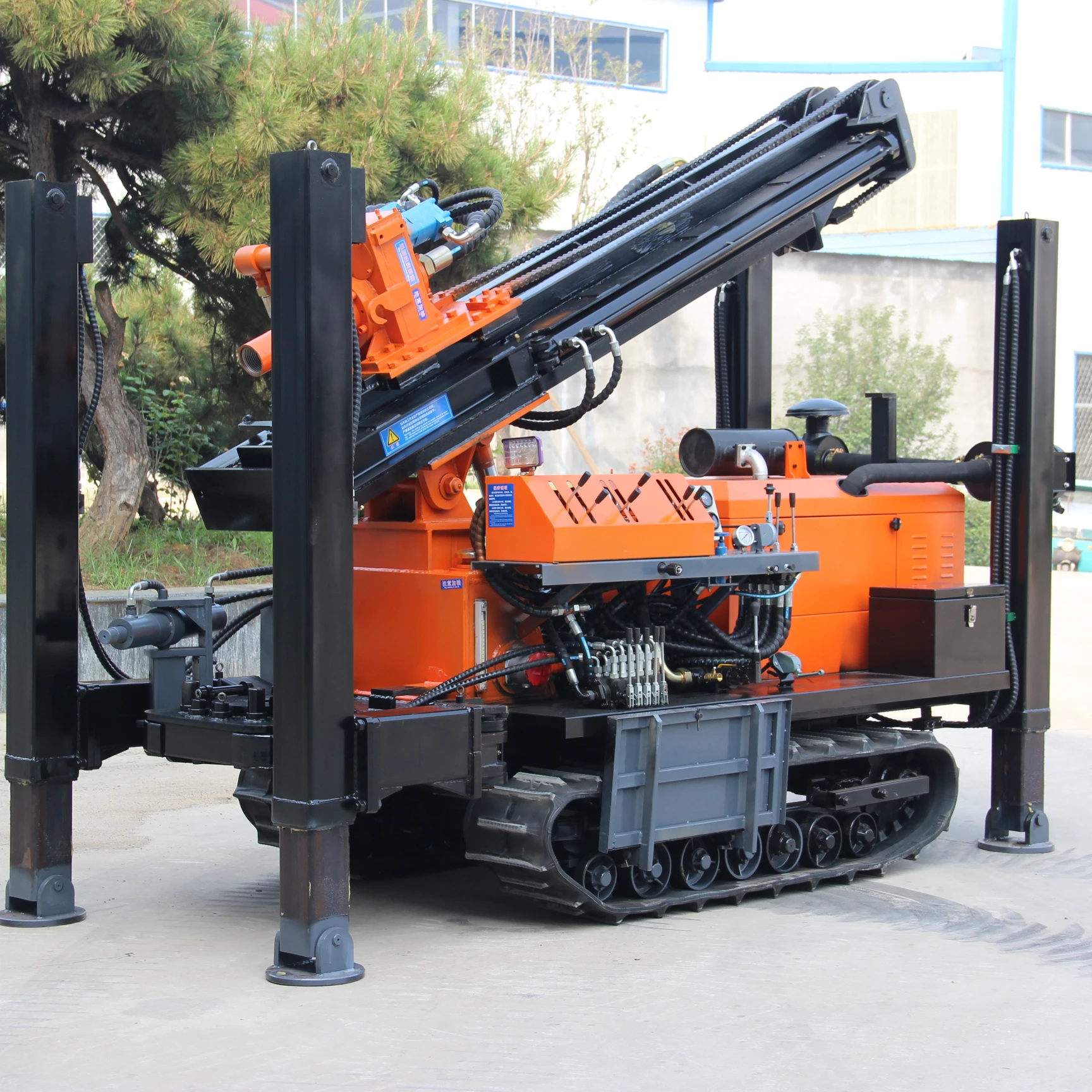 
 Hot sale Kaishan  KW180 diesel engine portable dth water-well drilling rig