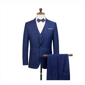 OEM Latest Design European Style Tailor Made Royal Blue Suit Custom Made Mens Suit