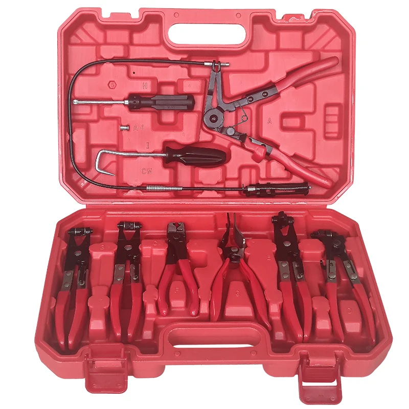 
 9 шт проволочный гибкий длинный шланг Клещи Комплект мазута авто инструменты  