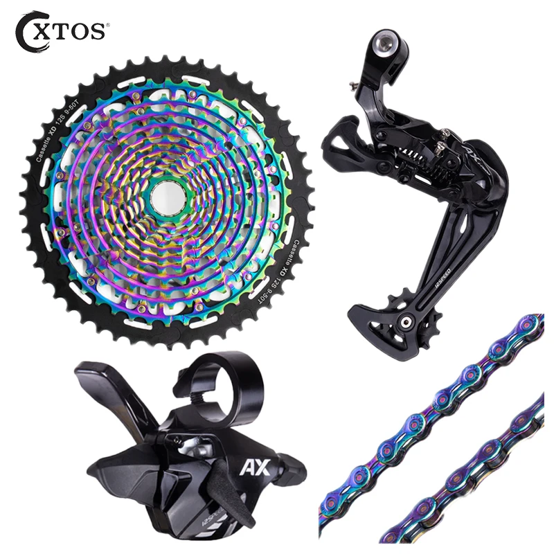 XTOS MTB 12 Speed Shifter Rear Derailleur Group Set 9-50T