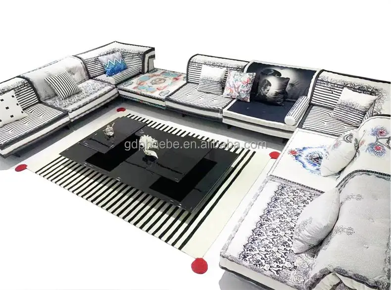 Arabic Majlis Floor Sofa Set Saudi Arabia Oman Uae Middle East Style