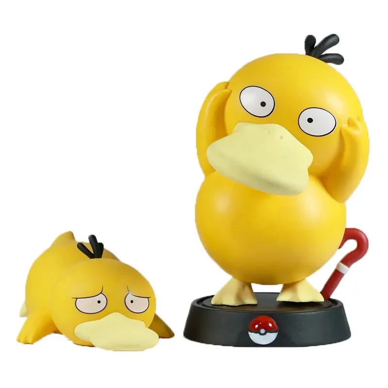 Japanese Anime Question Mark Psyduck Anime Figure Model Ornaments ...