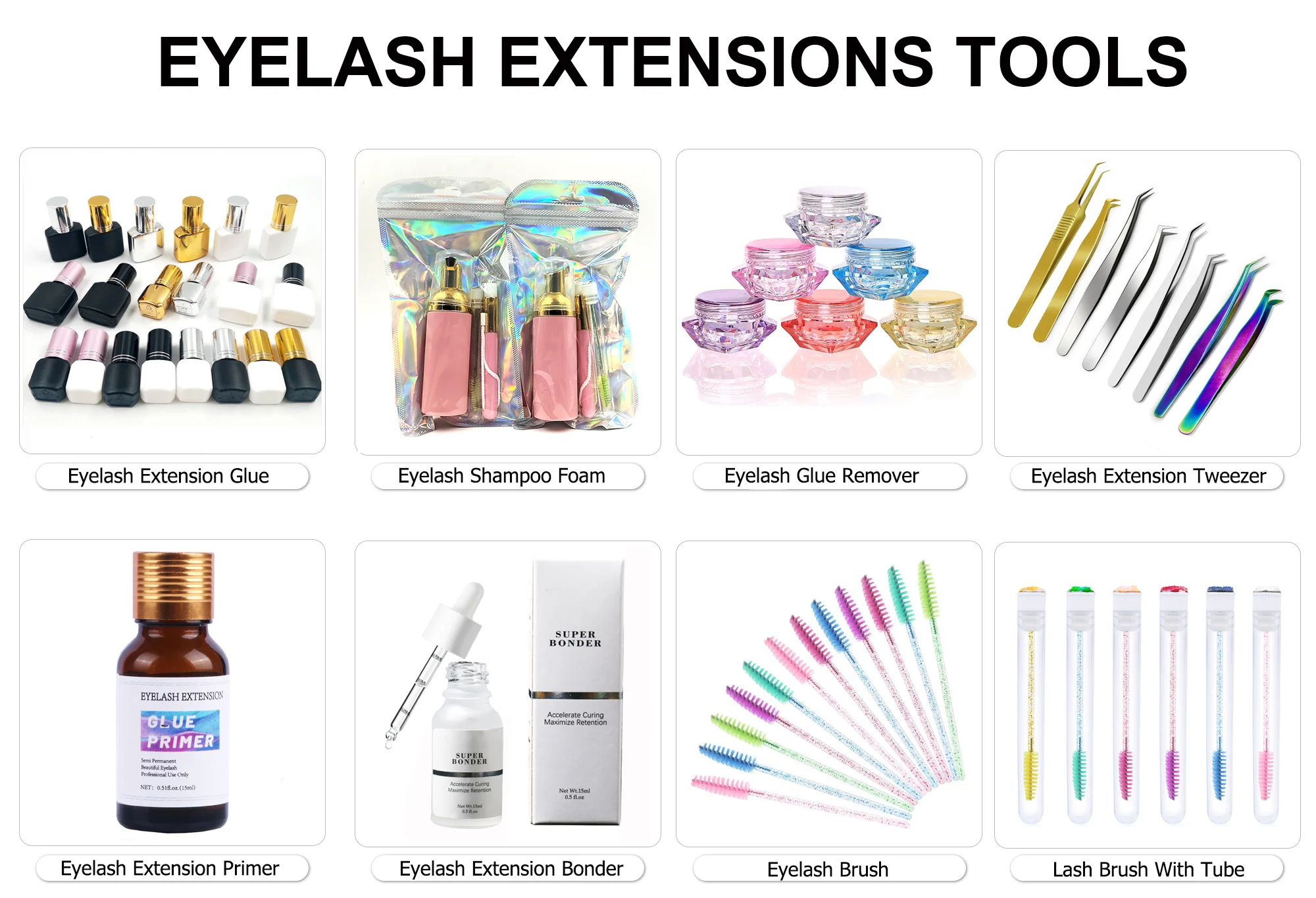 New Product Uv Lash Glue Eyelash Extension Fast Drying Waterproof Uv