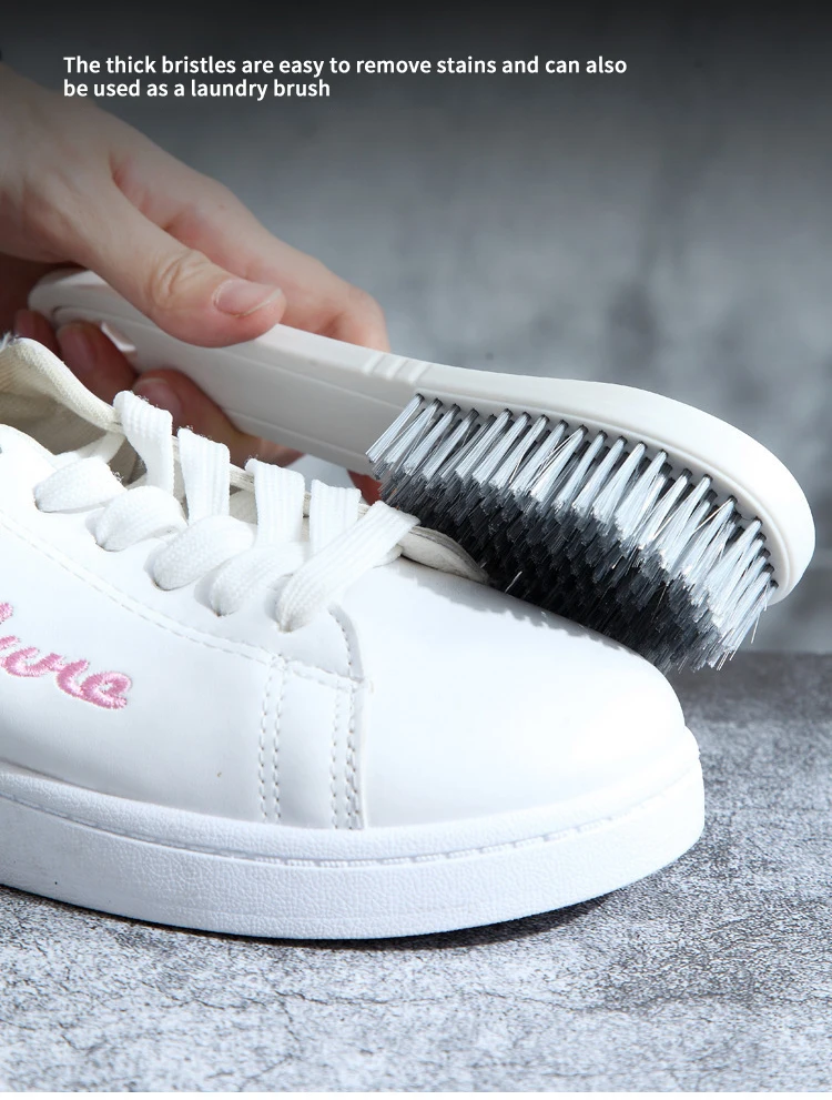 2in1 Detachable Shoe Cleaning Brush Plastic Clothes Washing Brush