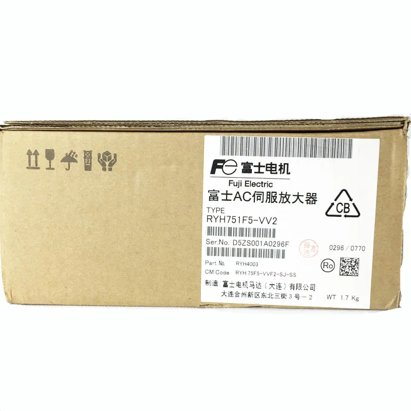 ONE USED Fuji servo drive RYB751S3-VBC 