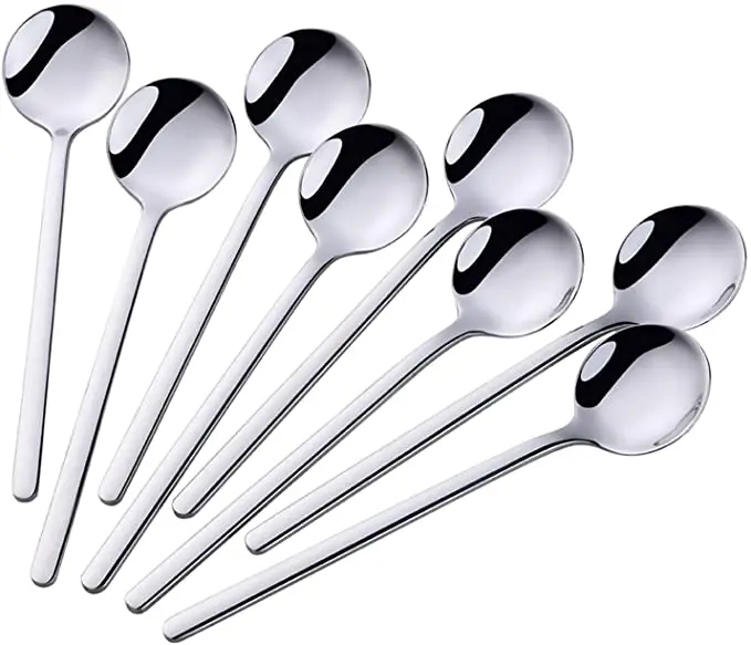 Long Spoon Set – Elegante Roestvrijstalen Lepels – Liva Conceptstore