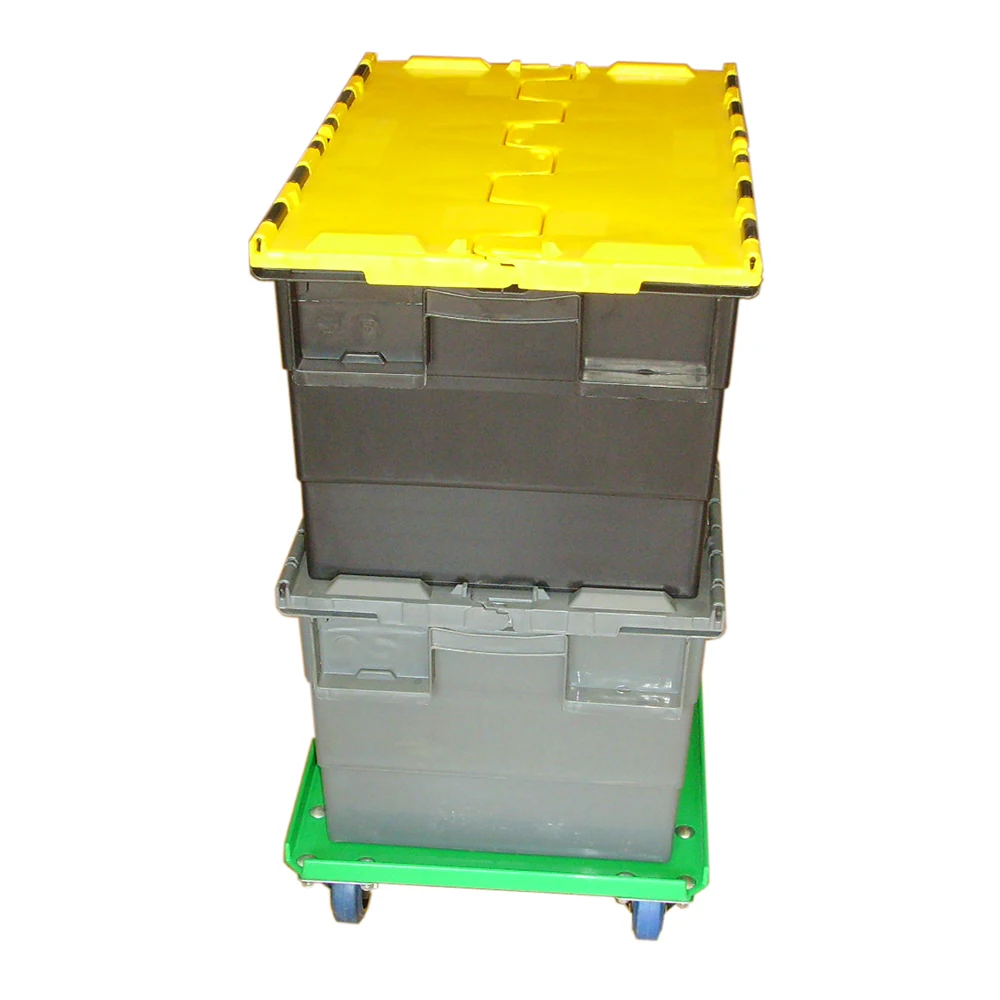Heavy Duty Stackable 4 Wheels ABS Dolly Transport Plastic Tire Dolly