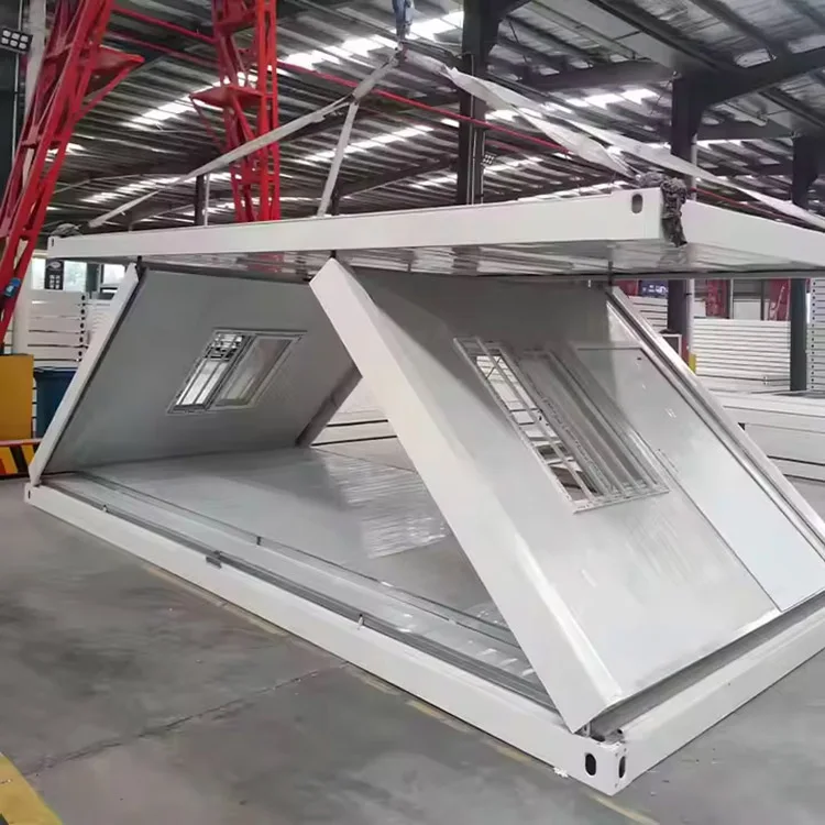 20ft Foldable Container Home with Sandwich Panel Fast Install & Modern Design-For Sale in Kenya Jamaica