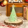 Green Christmas tree-transparent shell colorful light