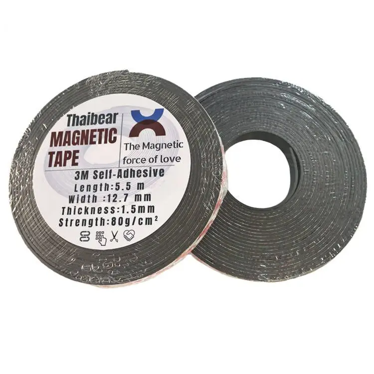 Customized Flexible Rubber Magnet Strip 3m Double Side Adhesive ...