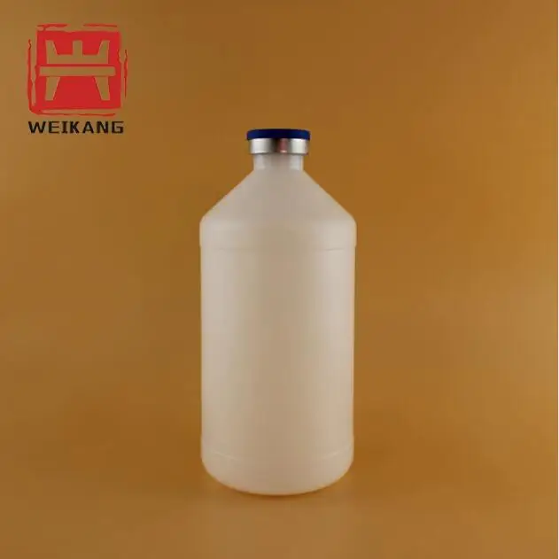 250ml Plastic Empty Sterile Packaging Animal Vaccine Bottle