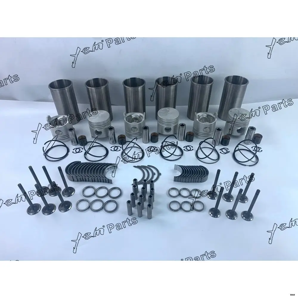 2H Engine Repair Kit With Engine Valve Bearings Piston Rings Liner Gaskets for Toyota