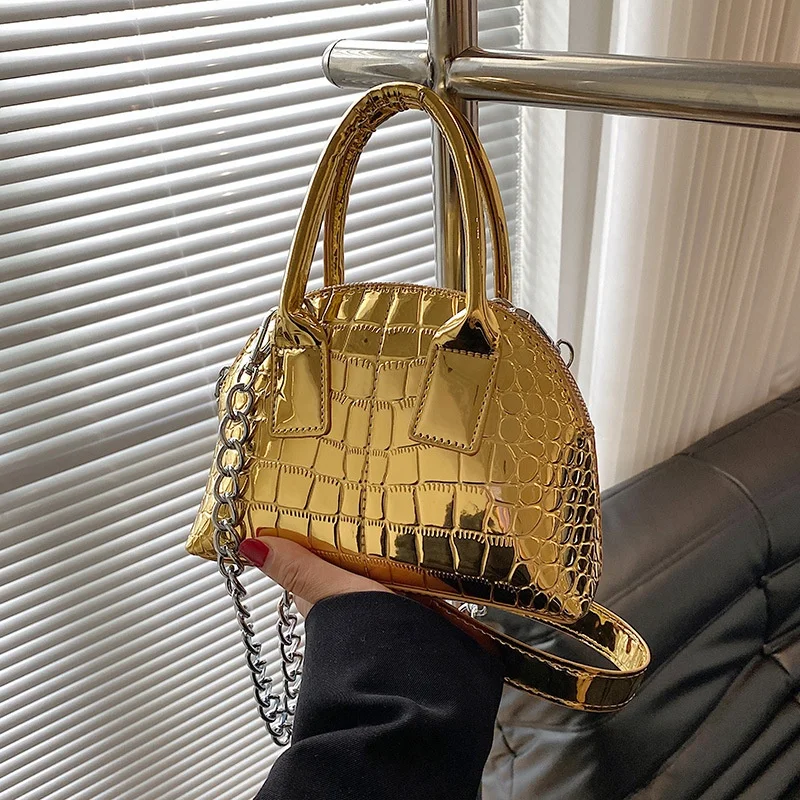 2023 MUDUO Fashion Womens Handbag Simple Designer Chains Small Pu