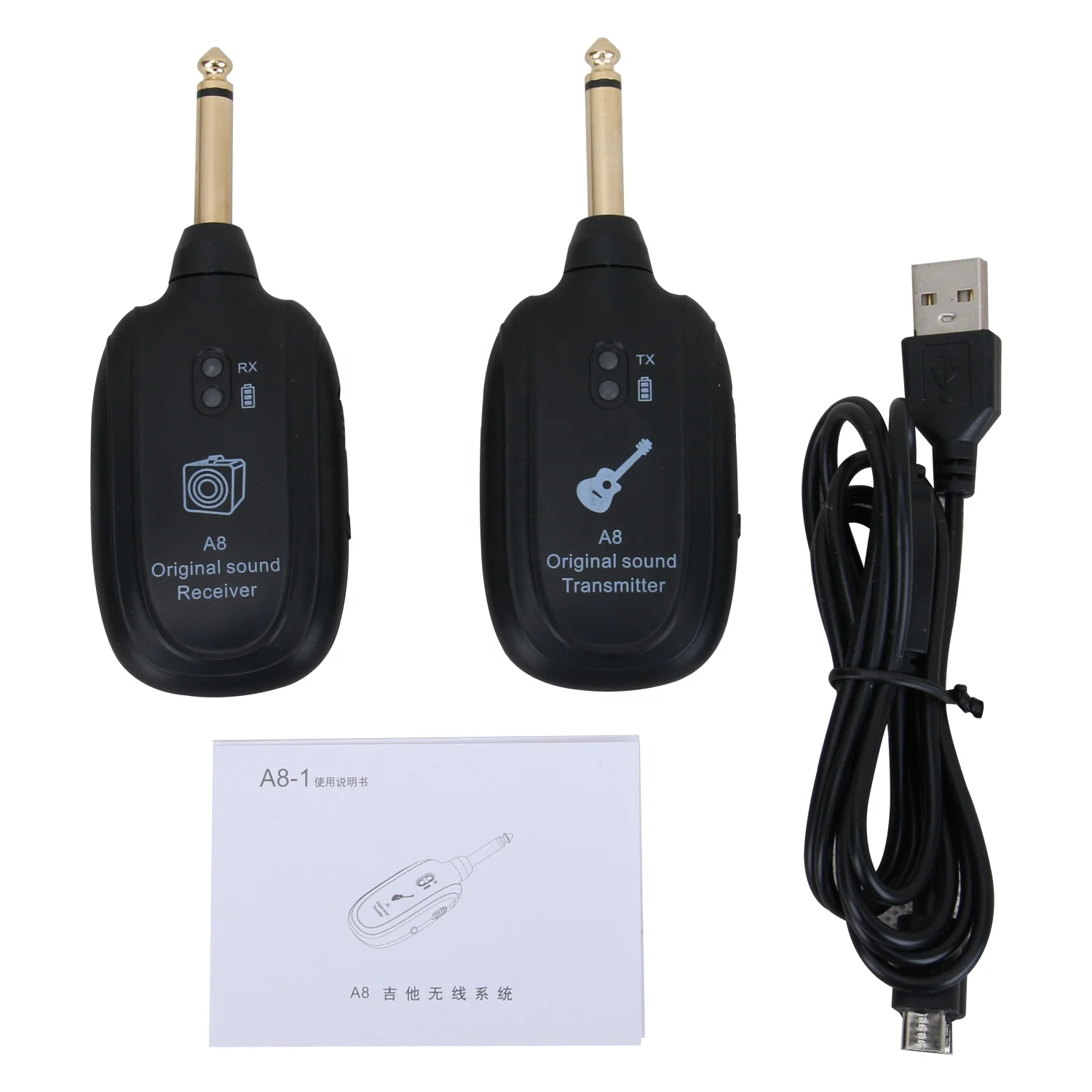 Sistema Guitarra Inalámbrico Receptor - Transmisor Audio