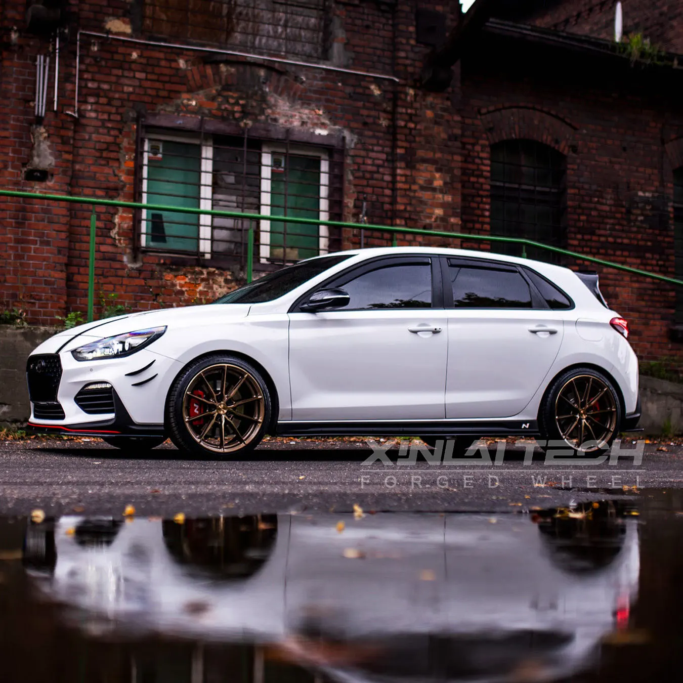 XINLAI 1-Piece Deep Concave Bronze Finished Custom Forged Wheels 17 18 19 20 21 22 23 Inch Car Alloy Monoblock Wheel Rim - Image 5