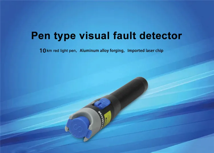 Fiber optical laser pen  durable  fiber optic tester pen type red laser light visual fault locator for 10mV