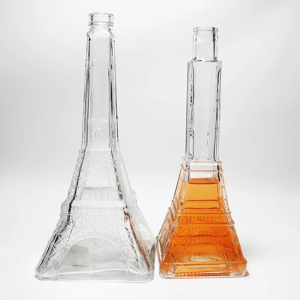 カスタマイズデザインギフトエッフェル塔ボトルガラスユニークな