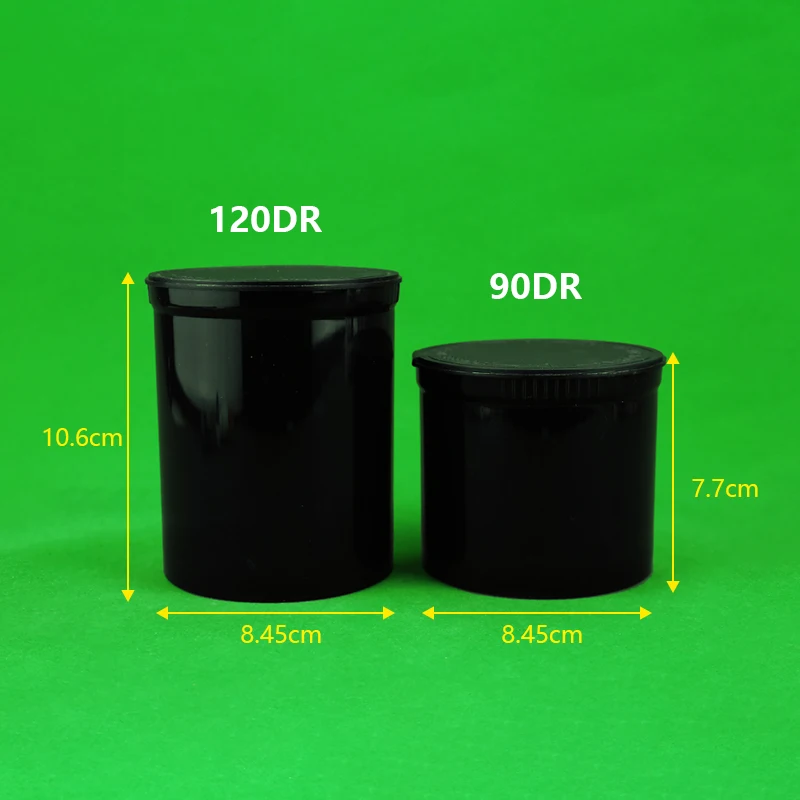 Design Plastic Jars Vials Plastic Tube Child Resistant Pop Top Custom Printing Logo CR Cap Smell Proof Water Proof PP