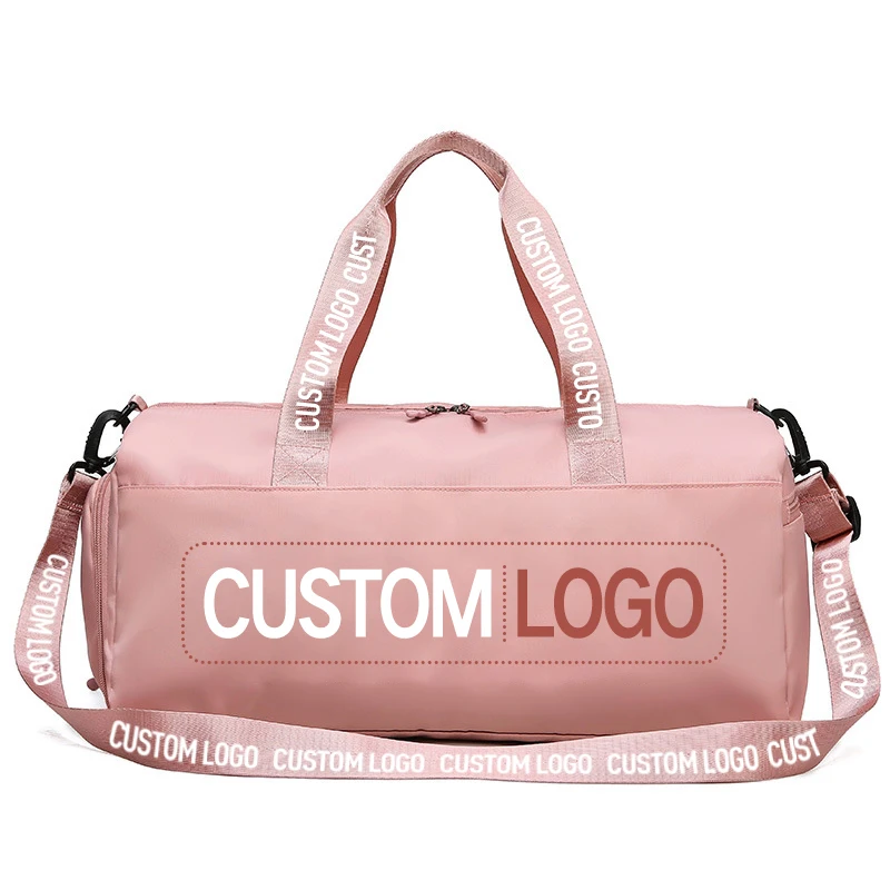 Бесплатная доставка, оптовая продажа, Модная Складная спортивная сумка с логотипом на заказ, Женская Мужская водонепроницаемая Дорожная Спортивная Сумка, вещевая сумка