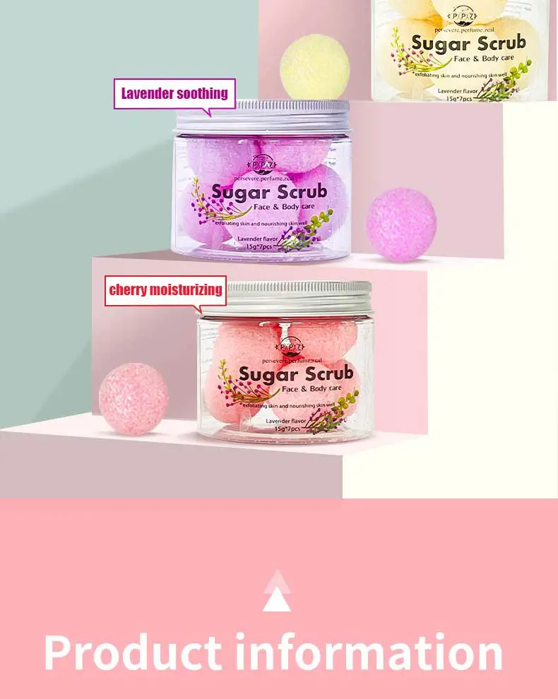 Private Label Oem Custom Nature Exfoliator Organic Body Scrub Foaming