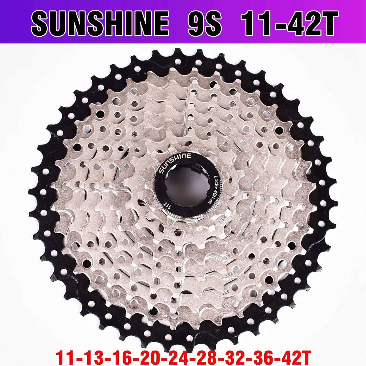 Mountain Bike Cassette 9 Speed Road 