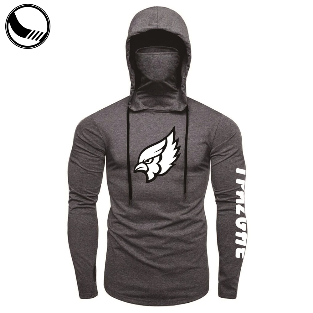 High Quality Kids Winter Two Tone Plain Blank Anime Hoodie  With Neck Warmer