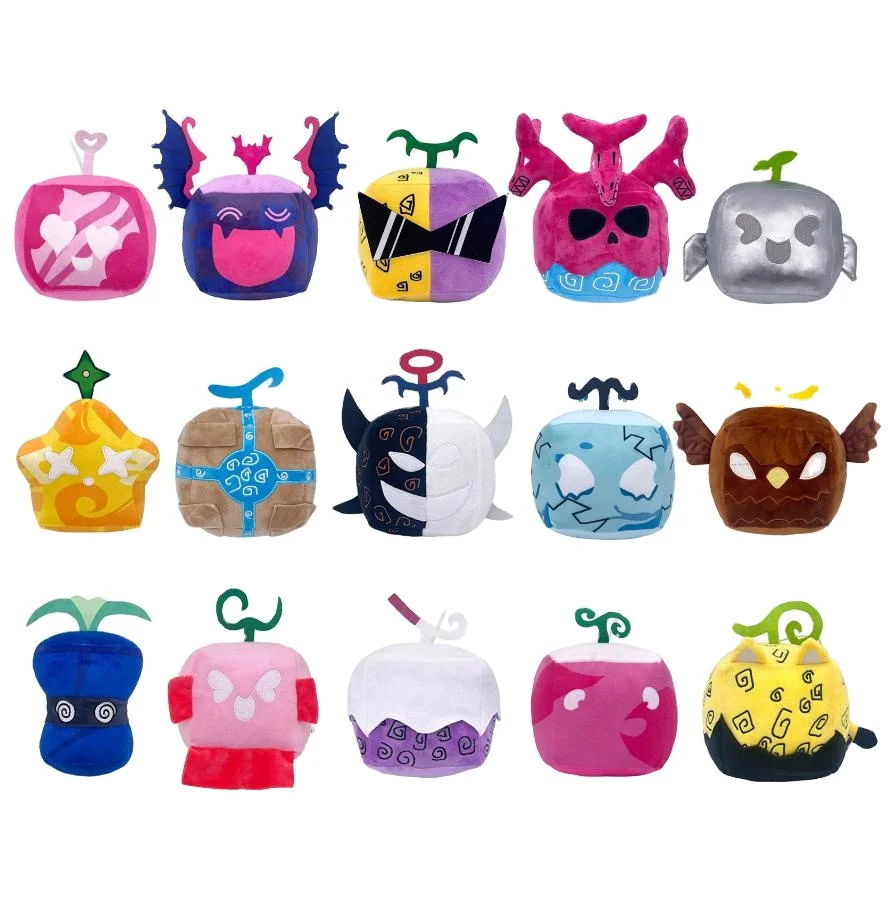 新品未開封 Blox Fruits ブロックスフルーツぬいぐるみシリーズ ゲームファンのための新着ブロックスフルーツぬいぐるみギフト