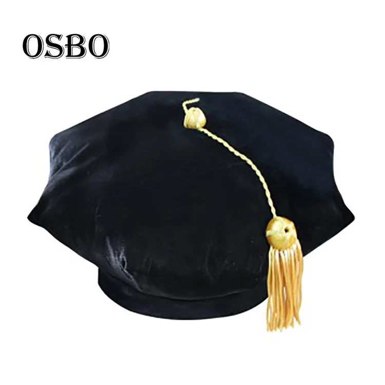High Quality College University Wholesale Doctoral Tam Graduation Cap
